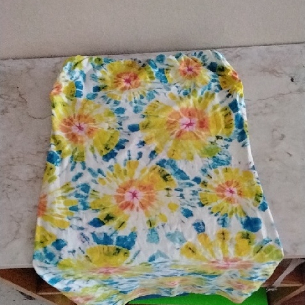 Floral Tie-Dye Dress